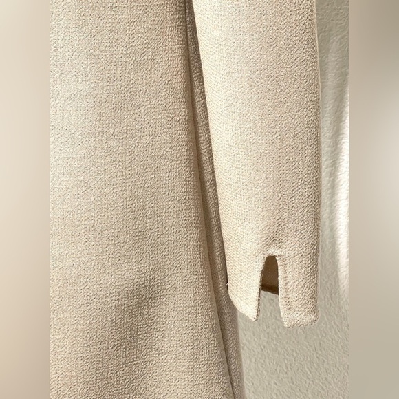 Olivine Gabbro Woman Long Sleeve Neutral Evening Dress Size 8 - Picture 8 of 16